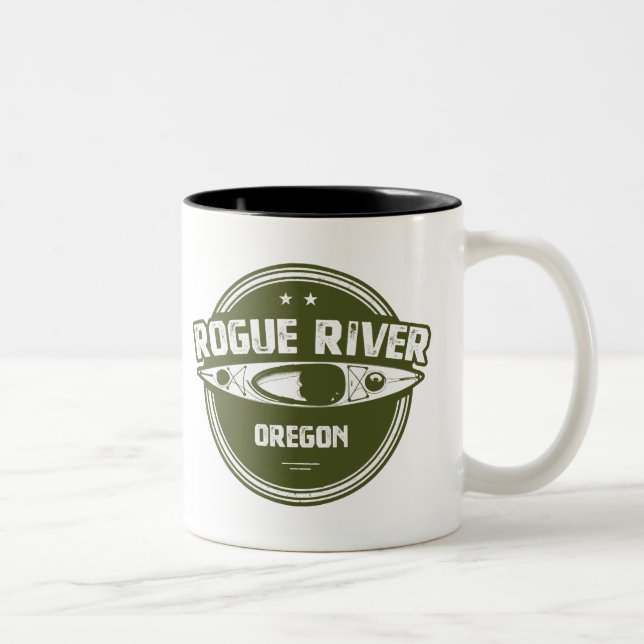 Rogue River, Oregon Två-Tonad Mugg (Höger)