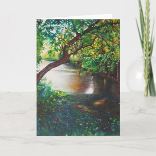 Rogue River Painting, Rockford, MI Greeting Cards Kort