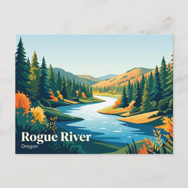 Rogue River USA Vykort (Framsida)