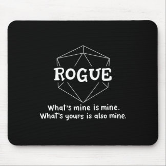Rogue Roligt Karaktär Skämt Rollspel Rpg G Musmatta