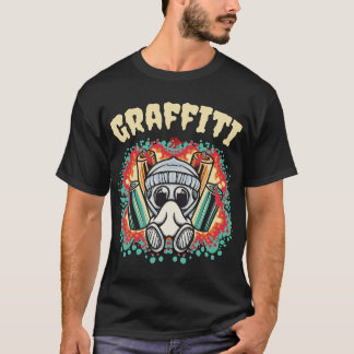 ROGUE SKULL GRAFFITI TATTOO ART T SHIRT