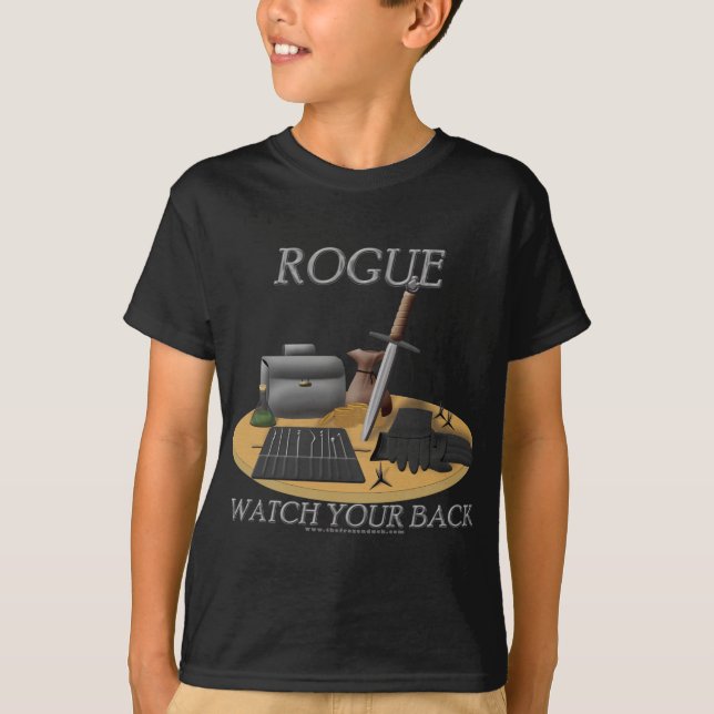 Rogue: Titta på ryggen T-shirt (Framsida)