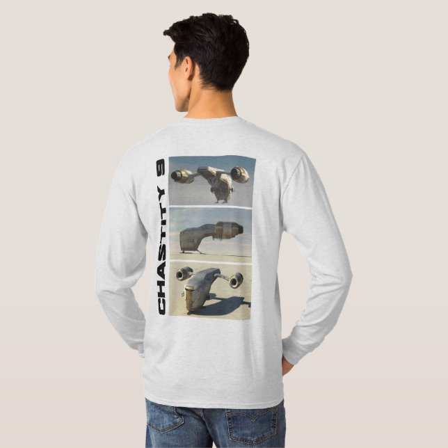 Rogue Warrior Chastity 9 Långärmad T Shirt (Hel baksida)