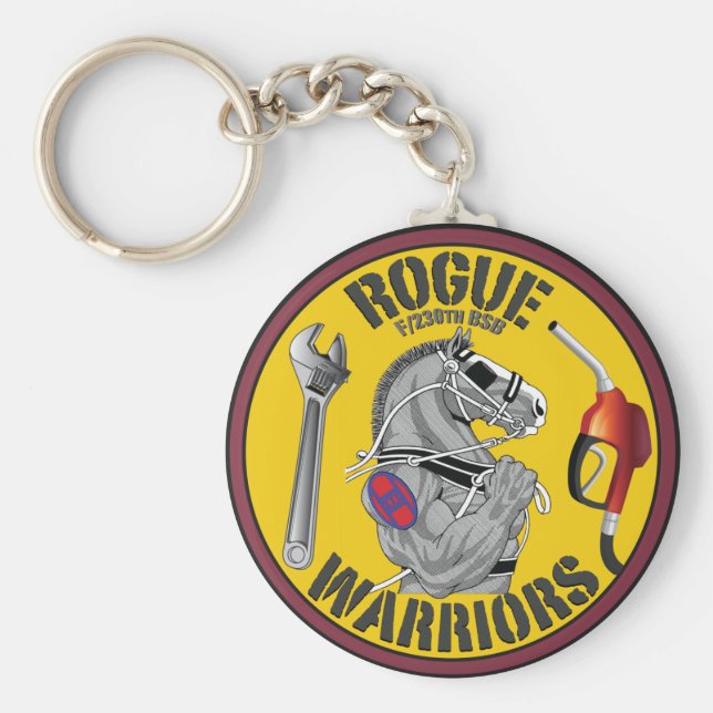 Rogue Warrior Färg Keychain Nyckelring (Framsidan)