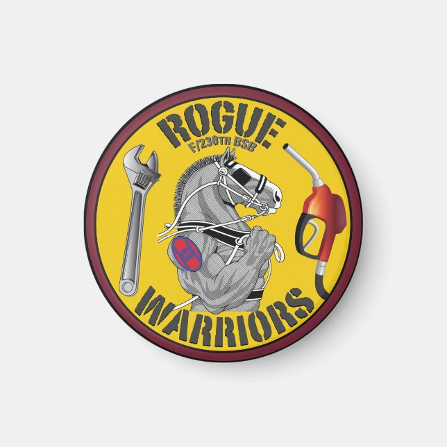 Rogue Warrior Färg Magnet (Framsidan)