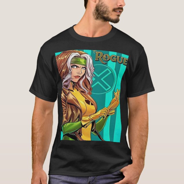 Rogue X‑Men – Southern Strength & Style T Shirt (Framsida)