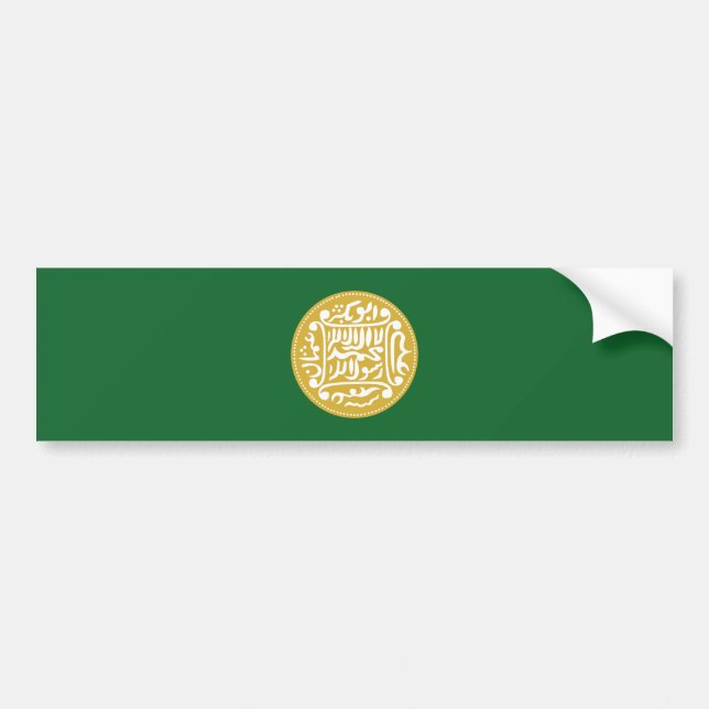 Rohingya Muslim Flagga Bildekal (Framsidan)