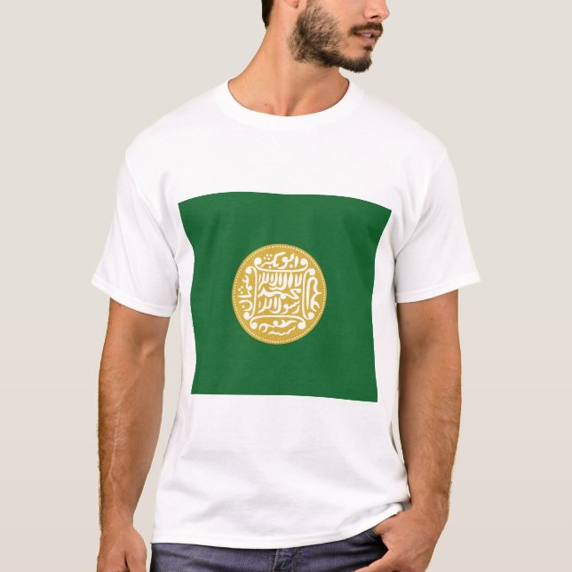Rohingya Muslim Flagga T Shirt (Framsida)