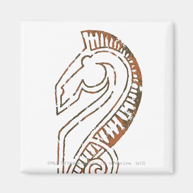 Rohirrim Flagga Magnet (Framsidan)