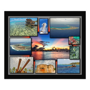 Roi Photo Collage Fototryck