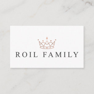Roil familjanpassningsbarvisitkortar visitkort