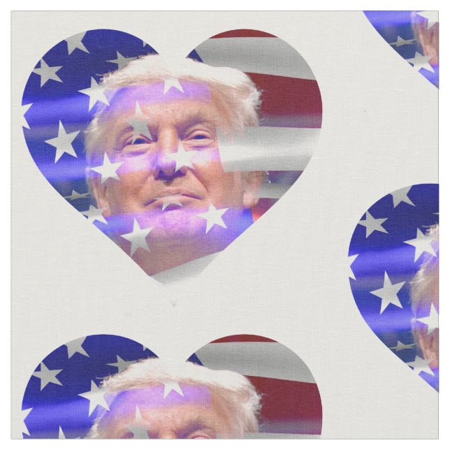 röja donald-trumma tyg (Närbild)
