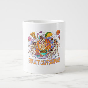 Rojalig Rymdmat Mat Äventyr Design Kosmisk Mat Jumbo Mugg