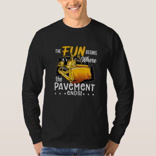 Rojaliteten Börjar Arbetsplats Byggfordon B T Shirt