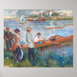 Rojare vid Chatou - Auguste Renoir Fint konstaffis Poster