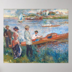 Rojare vid Chatou - Auguste Renoir Fint konstaffis Poster