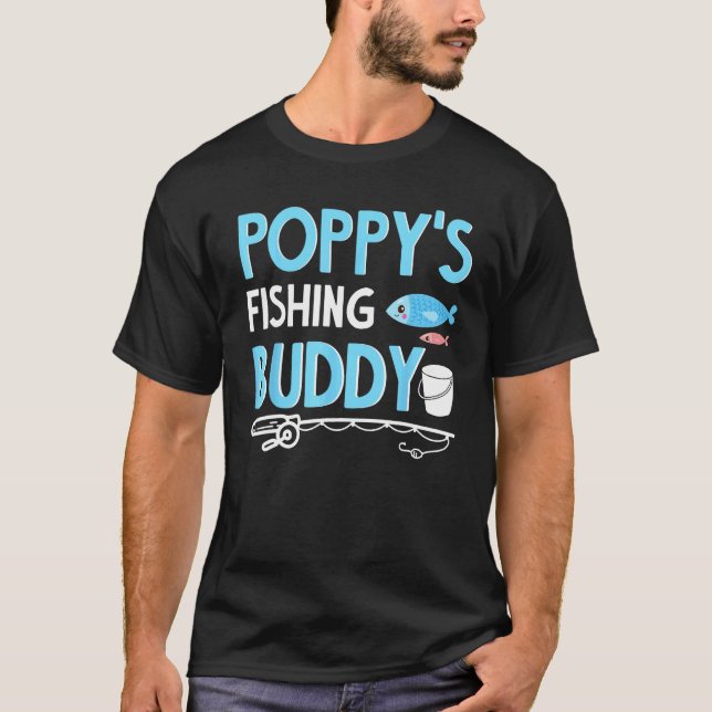 Röjas fiskande kompis roliga t-shirt (Framsida)