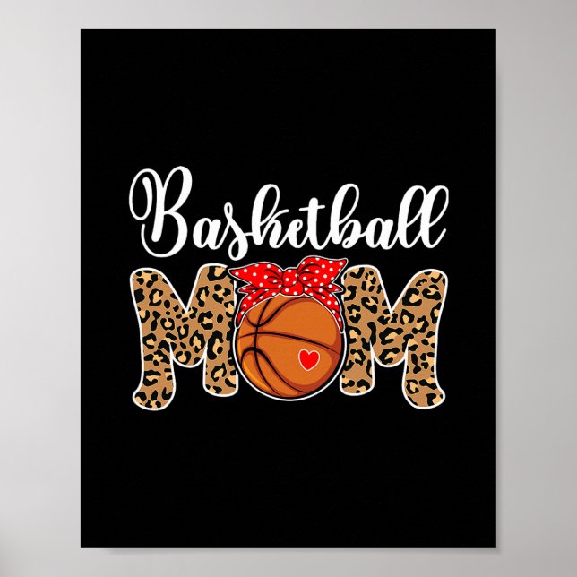Röjd Mamma Leopard Rufsigt Upphöjt Speldag Rollig  Poster (Framsidan)