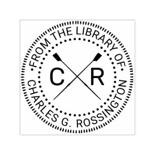 Rojers roddare besättning 2 initialer bibliotek bo självfärgande stämpel