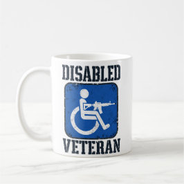 Rojfun för funktionshindrad veteran kaffemugg