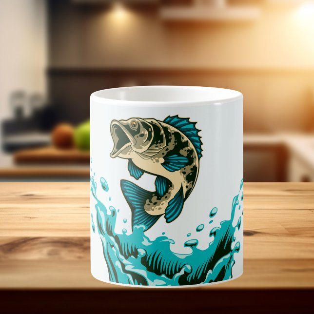 Rojkär Forell Kaffemugg (Fun Fishing Mug for the outdoors men in your life)