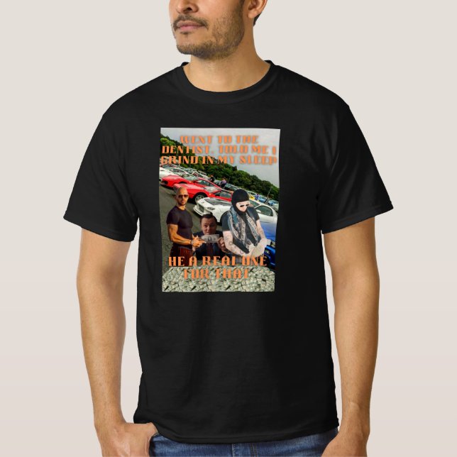 Röjning i t-shirt för sömn (Framsida)