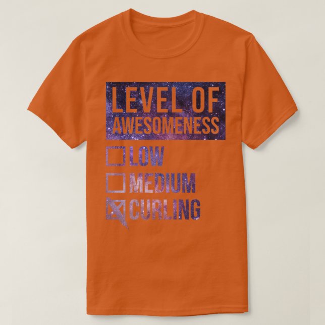 Röjning på en fin kurvnivå t shirt (Design framsida)