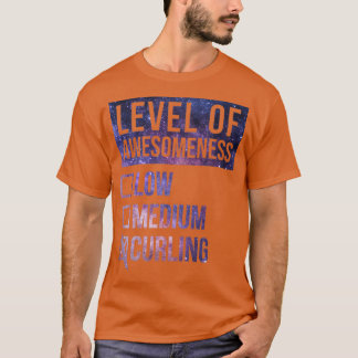 Röjning på en fin kurvnivå t shirt