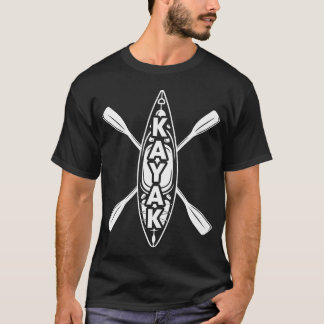 Rojning Vattensporter Regatta Kajak retro-gåva T Shirt