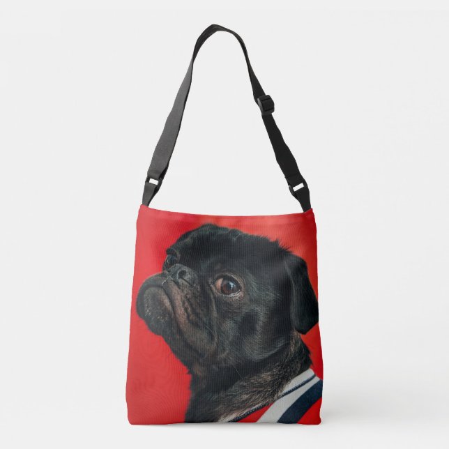 rojo hund axelväska (Baksida)