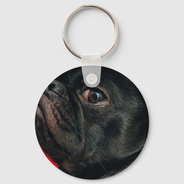 rojo hund nyckelring (Framsida)