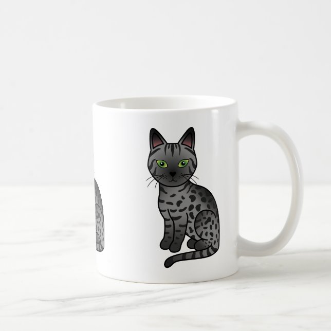 Rök egyptisk mau kaffemugg (Höger)