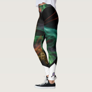 Rök & Eld Abstrakt design leggings