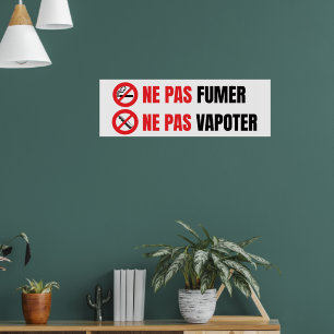 Rök inte, ånga inte poster
