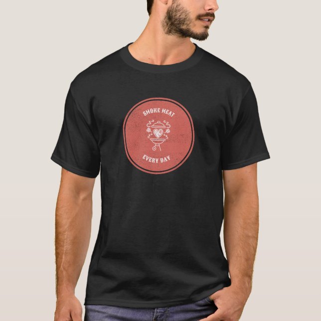 Rök kött varje dag Keto köttätardiet T Shirt (Framsida)