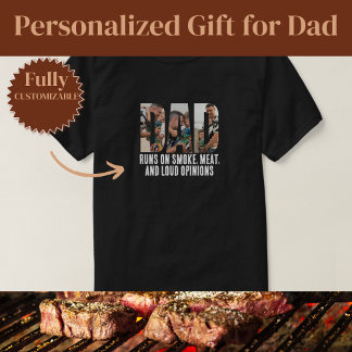 Rök och åsikter Grill Pappa T Shirt