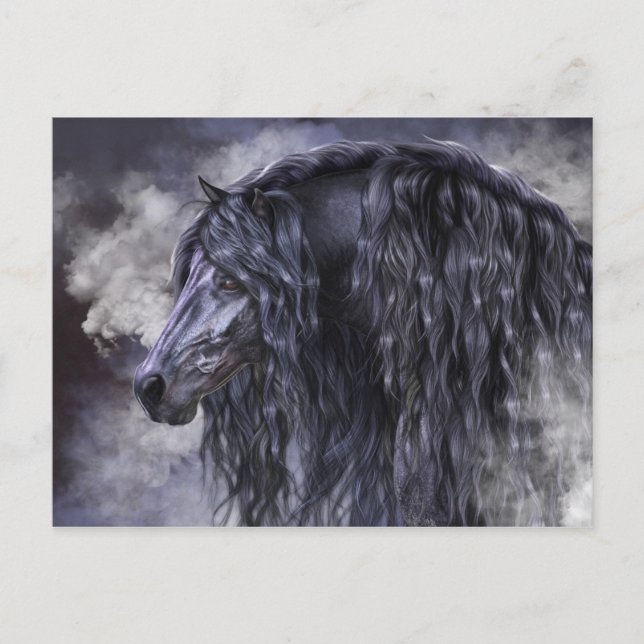 Rök- och ebonyvykort vykort (Framsida)