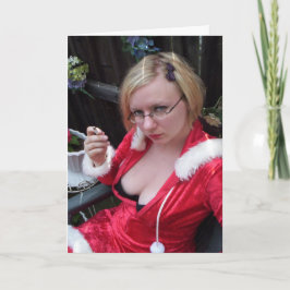 Röka avbrottet helgkort