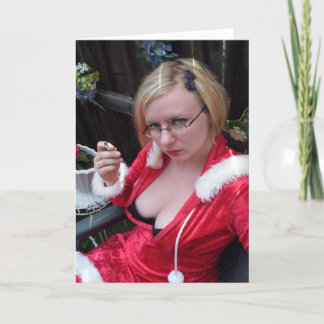 Röka avbrottet helgkort