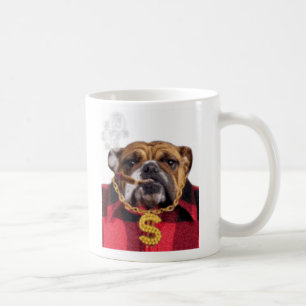 Röka den Gangsta bulldoggen Kaffemugg