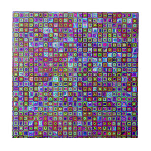 Röka den purpurfärgade skraj Retro mosaiken Kakelplatta
