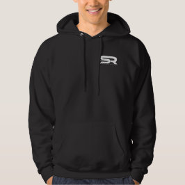 Röka gevärhoodien, svart (logotypen endast) Hoodie