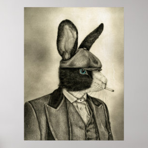 Röka Hare Poster
