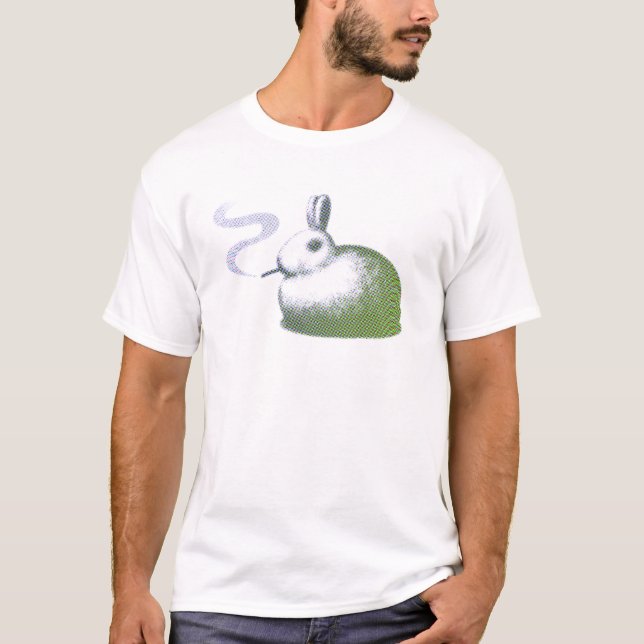 Röka kanin t shirt (Framsida)