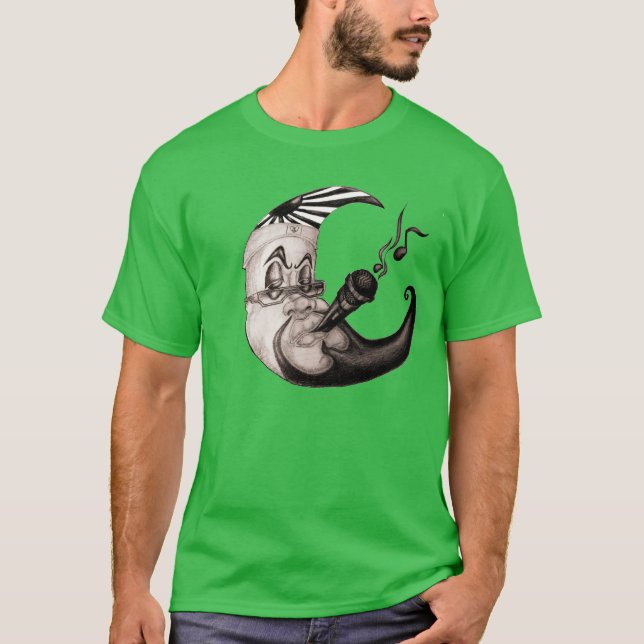 Röka Micen Tee Shirt (Framsida)