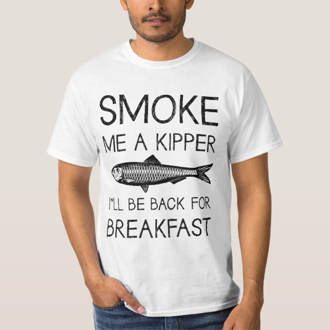 Röka mig en böcklingT-tröja T-shirt (Framsida)