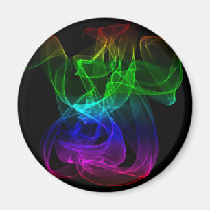 Röka multifärgaden magnet