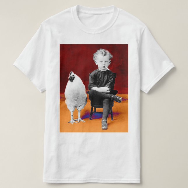 Röka pojken med den fega T-tröja T Shirt (Design framsida)