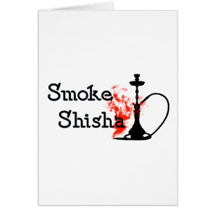 Röka Shisha Hälsningskort