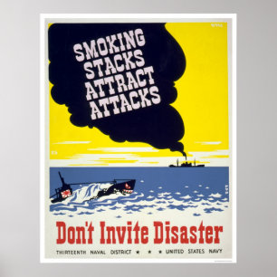 Röka tilldrar buntar attacker - WPA Poster
